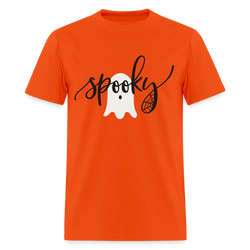 Spooky Halloween T Shirt - orange
