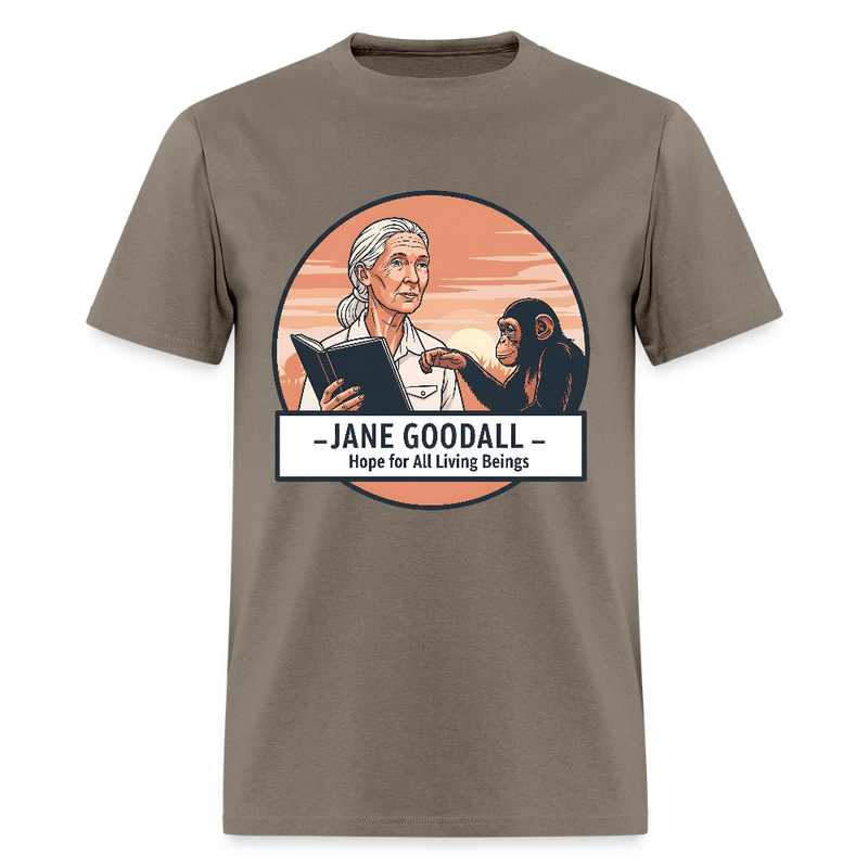 Jane Goodall Hope For All Living Beings T Shirt - 2 - safari