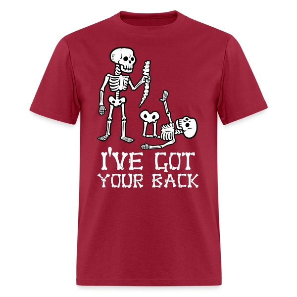 I've Got You're Back Halloween T Shirt - dark red