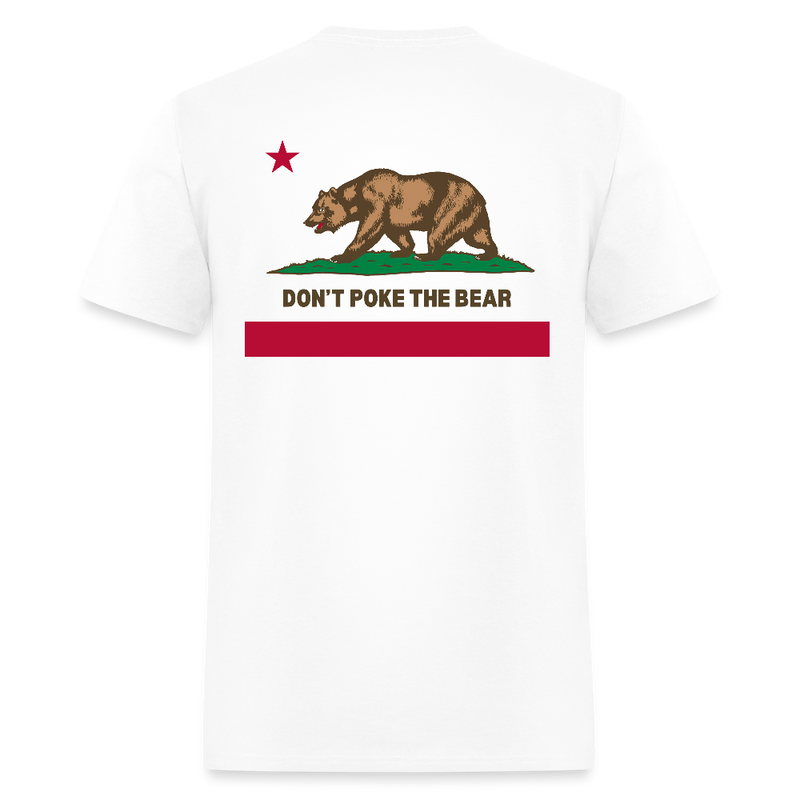 Don't Poke the Bear T Shirt - white