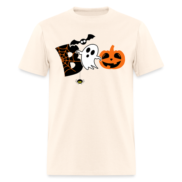 Boo Halloween T Shirt - 3 - natural