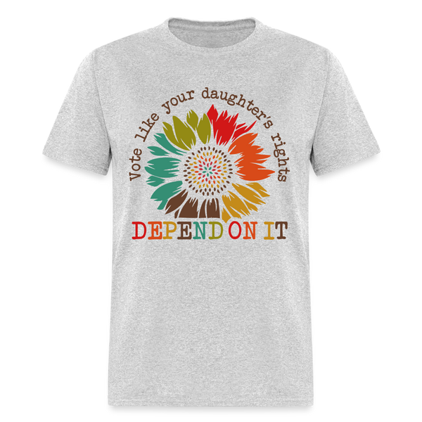 Vote Like Your Granddaughter’s Rights T Shirt - heather gray