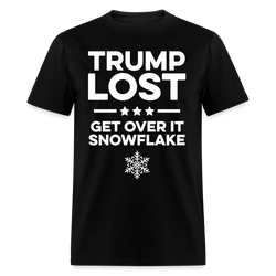 Trump Lost Get Over It T Shirt - black