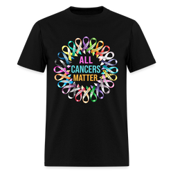 All Cancer Matters Breast Cancer Awareness Month T Shirt - black