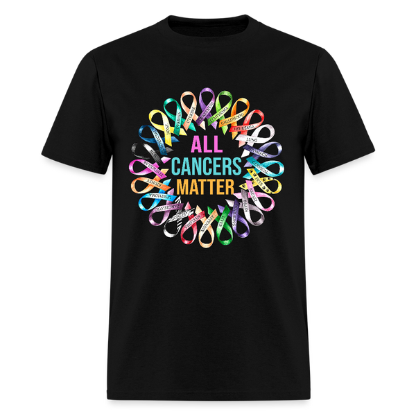 All Cancer Matters Breast Cancer Awareness Month T Shirt - black