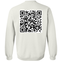 Matthew 6:5-13 Verse QR Code Sweatshirt