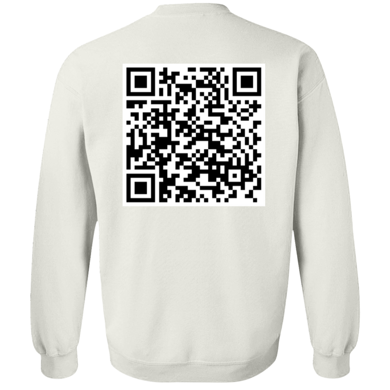 Matthew 6:5-13 Verse QR Code Sweatshirt