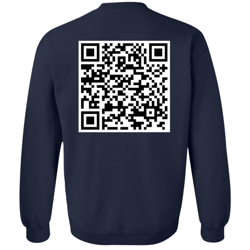 The World Is A Better Place QR Code Sweatshirt