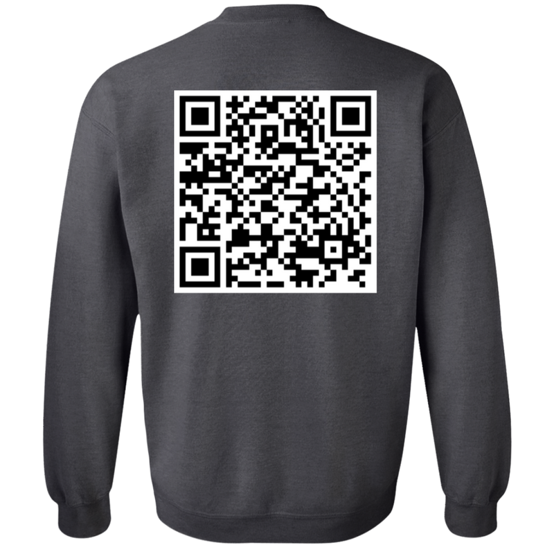 The World Is A Better Place QR Code Sweatshirt