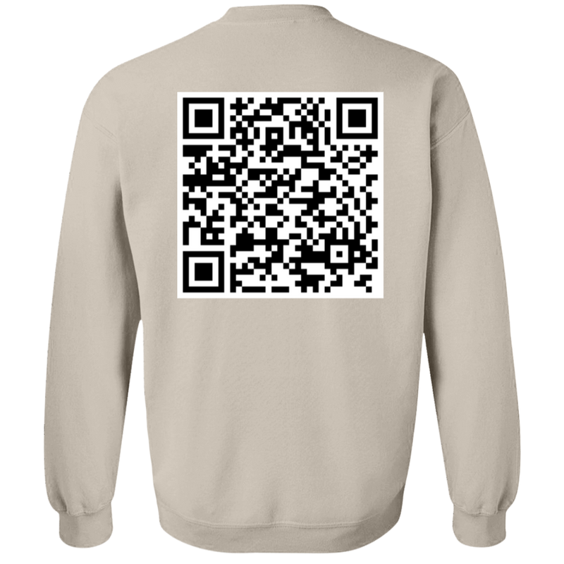 The World Is A Better Place QR Code Sweatshirt