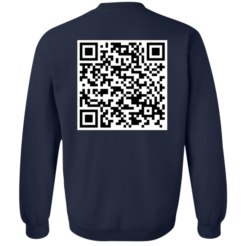 Luke 18:1 QR Code Sweatshirt