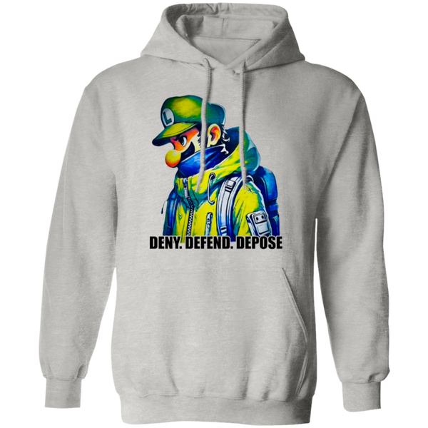 Deny Defend Depose Cartoon Hoodie