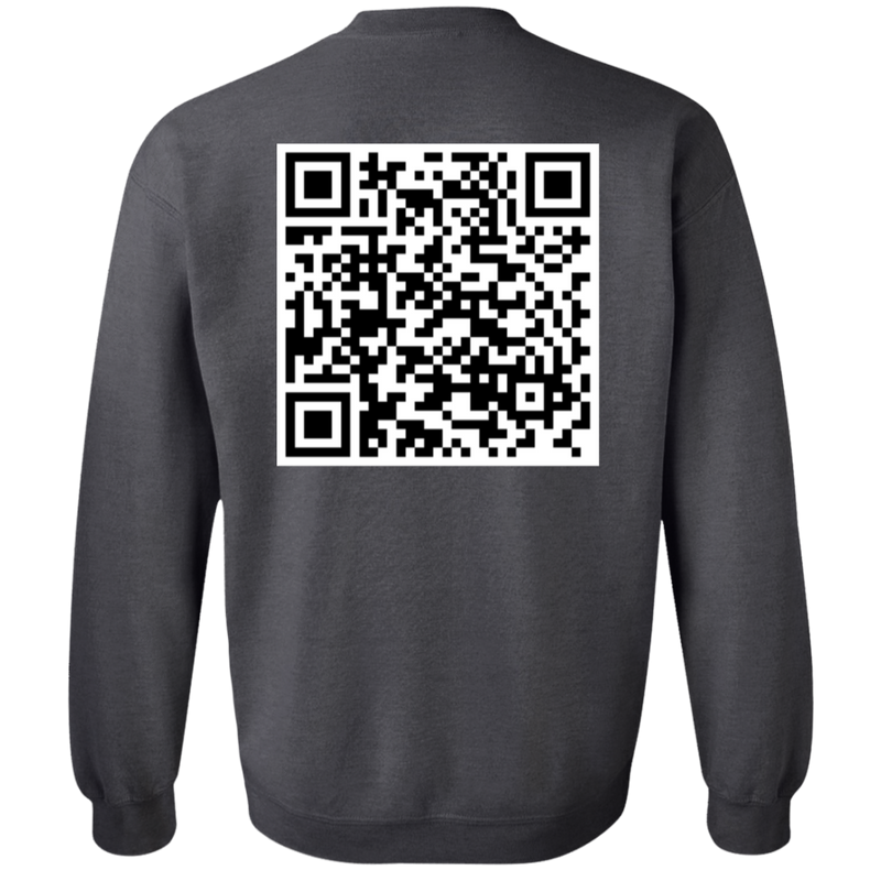 Matthew 6:5-13 Verse QR Code Sweatshirt