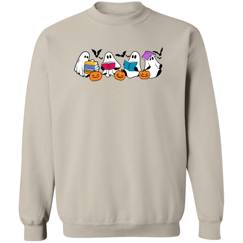 Ghost Book Halloween Sweatshirt