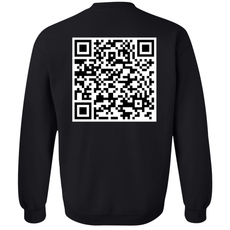 The World Is A Better Place QR Code Sweatshirt