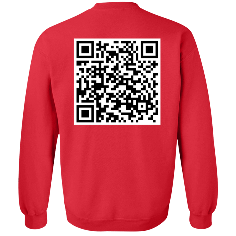 Matthew 6:5-13 Verse QR Code Sweatshirt