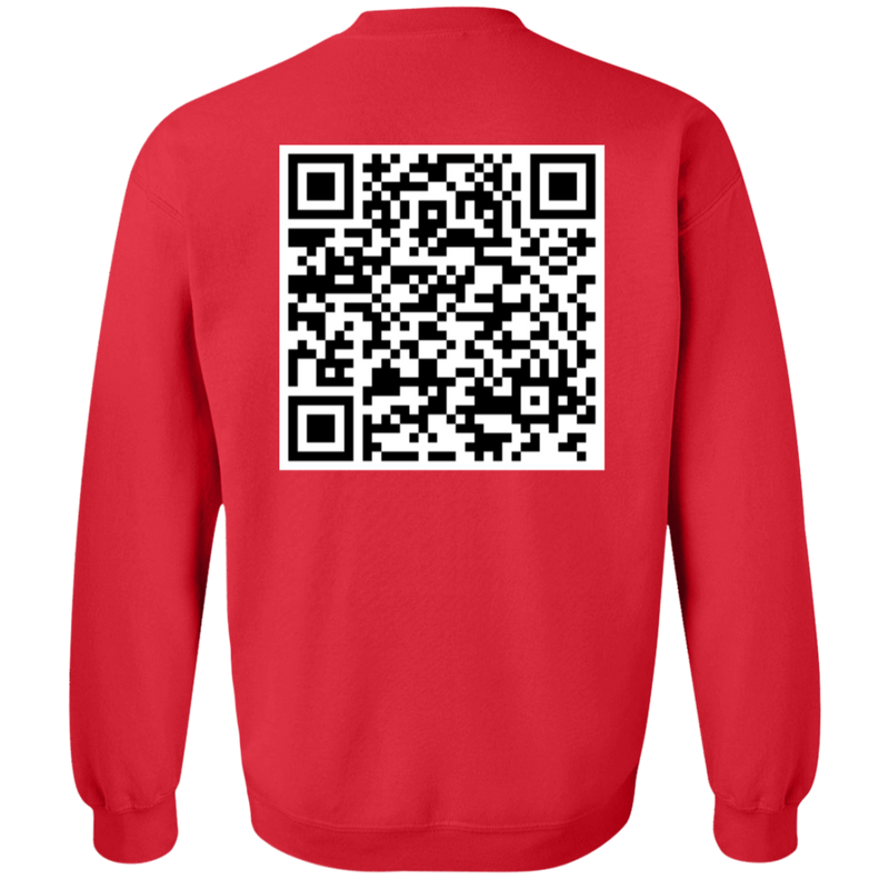 The World Is A Better Place QR Code Sweatshirt