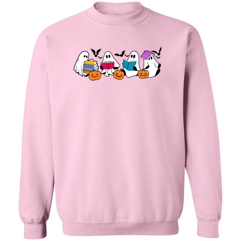 Ghost Book Halloween Sweatshirt