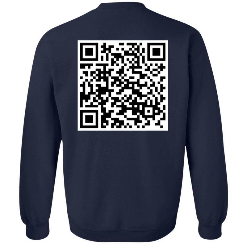 Matthew 6:5-13 Verse QR Code Sweatshirt