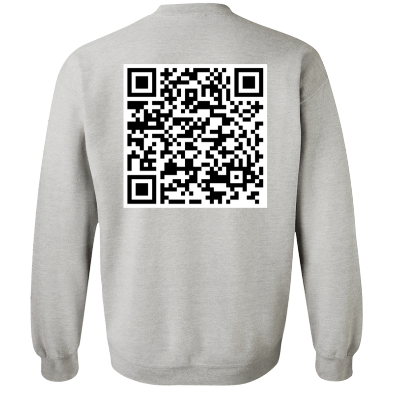 The World Is A Better Place QR Code Sweatshirt