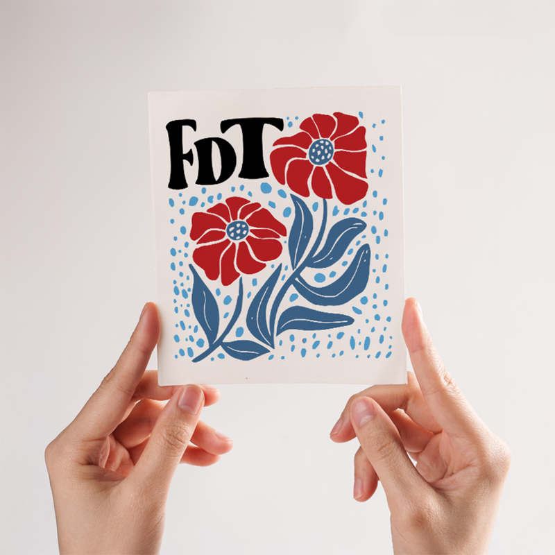 FDT Anti Trump Tattoo Sticker