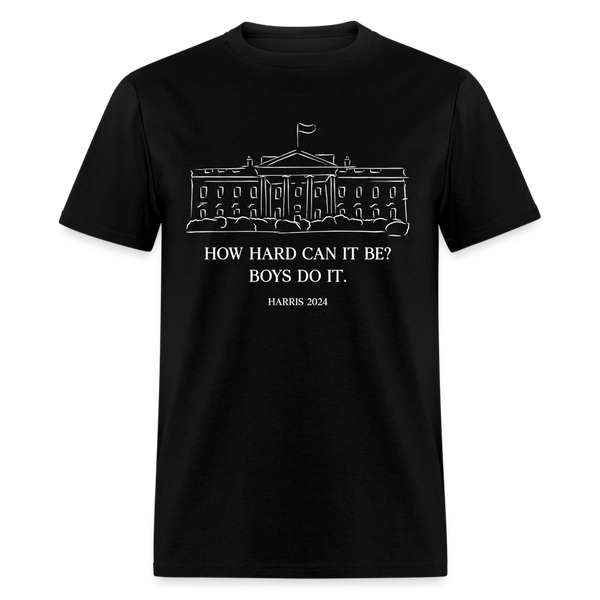 Boys Can Do It T Shirt - black