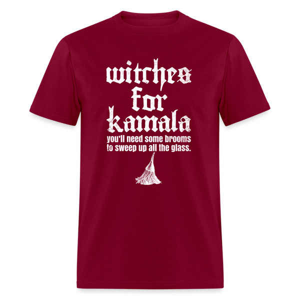 Witches For Kamala T Shirt - burgundy
