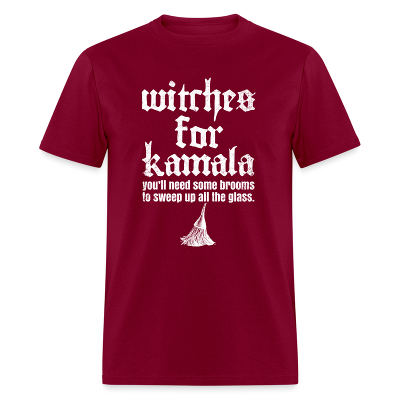 Witches For Kamala T Shirt - burgundy