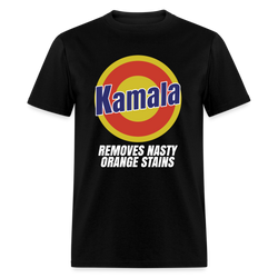 Kamala Removes Stubborn Orange Stains T Shirt - black