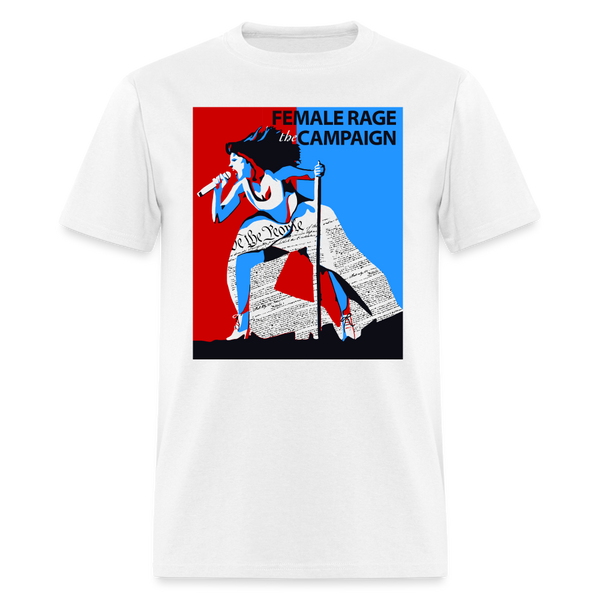 Female Rage The Campaign T Shirt - white