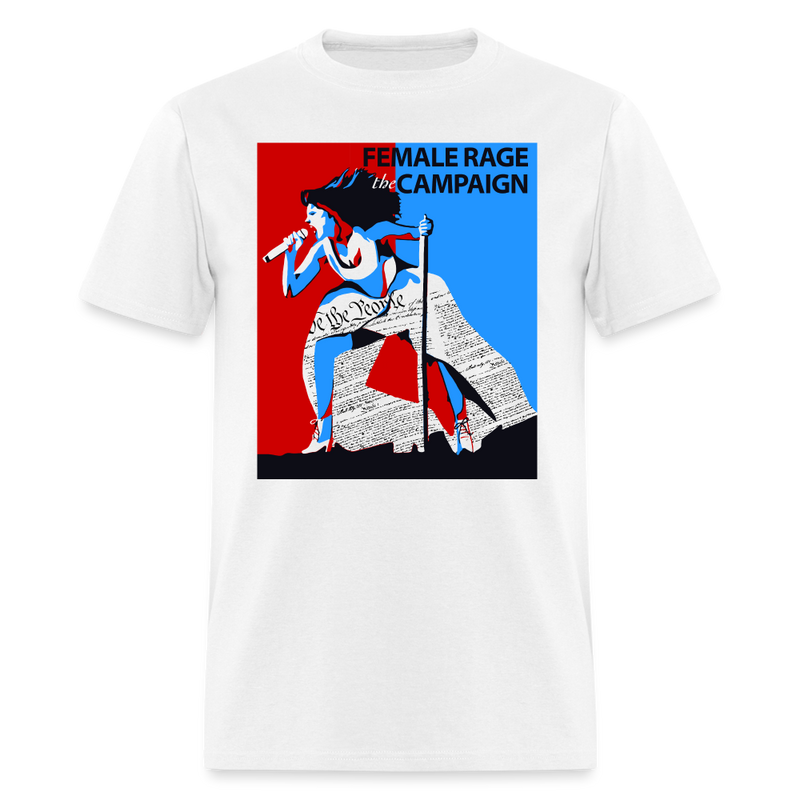 Female Rage The Campaign T Shirt - white