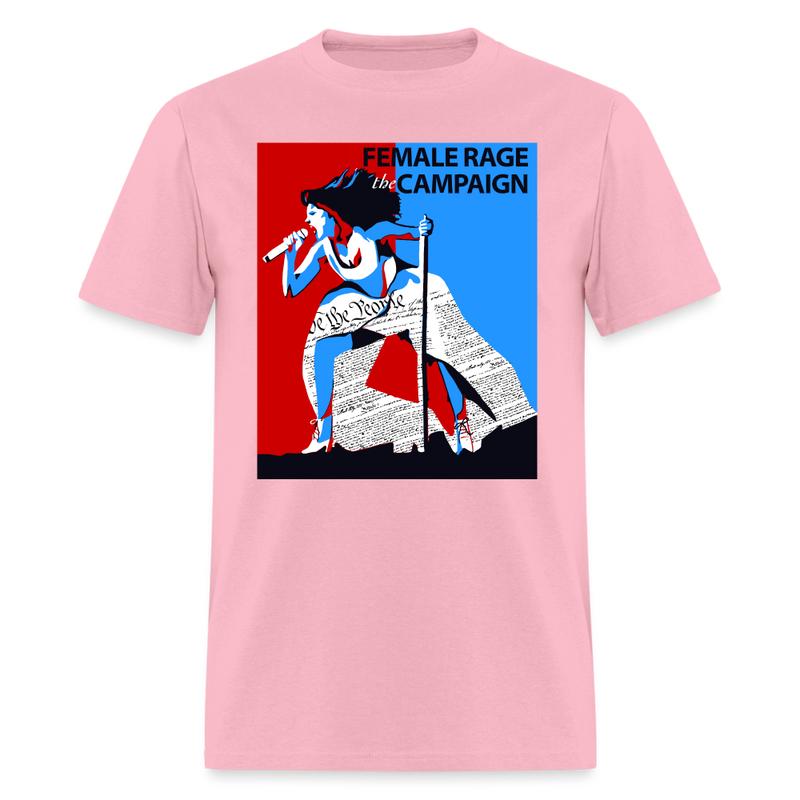 Female Rage The Campaign T Shirt - pink
