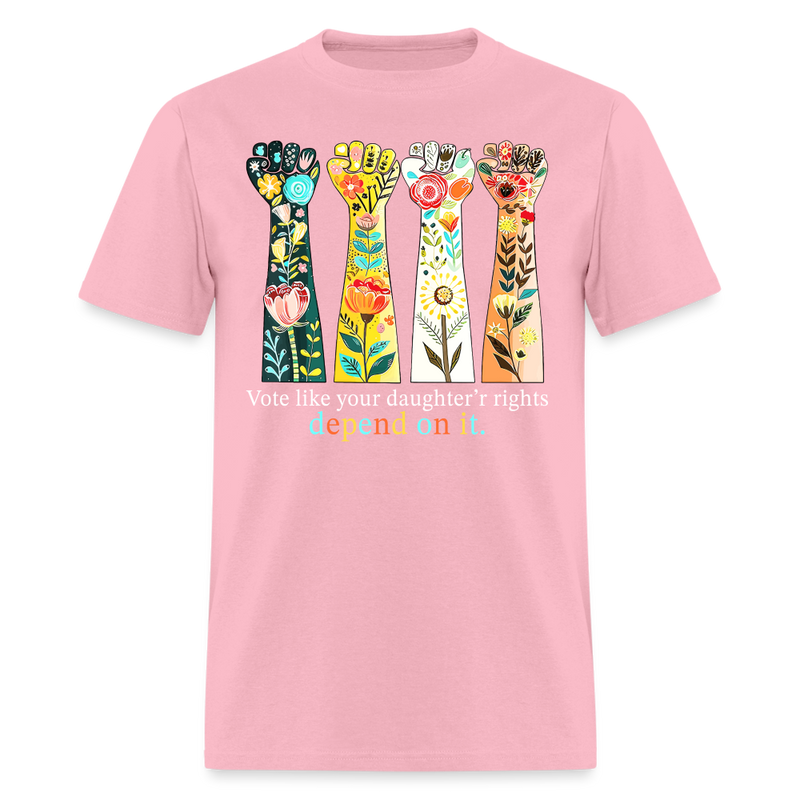 Vote for Her Rights T-Shirt - pink